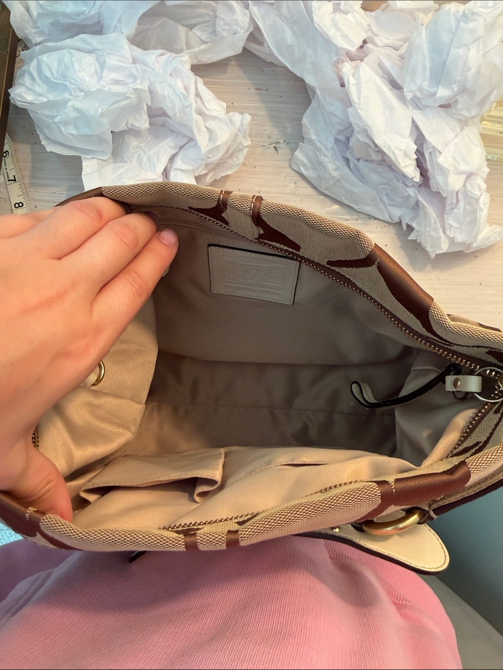 Y2K Coach Carly Signature Hobo Bag - Picture 13 of 16